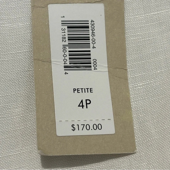 BANANA REPUBLIC SZ 4P Jumpsuit Wide Leg Cropped Linen Blend  NEW WITH TAG - Picture 9 of 16